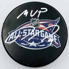 MVP RYAN JOHANSEN SIGNED 2015 ALL STAR GAME PUCK COLUMBUS BLUE JACKETS J9