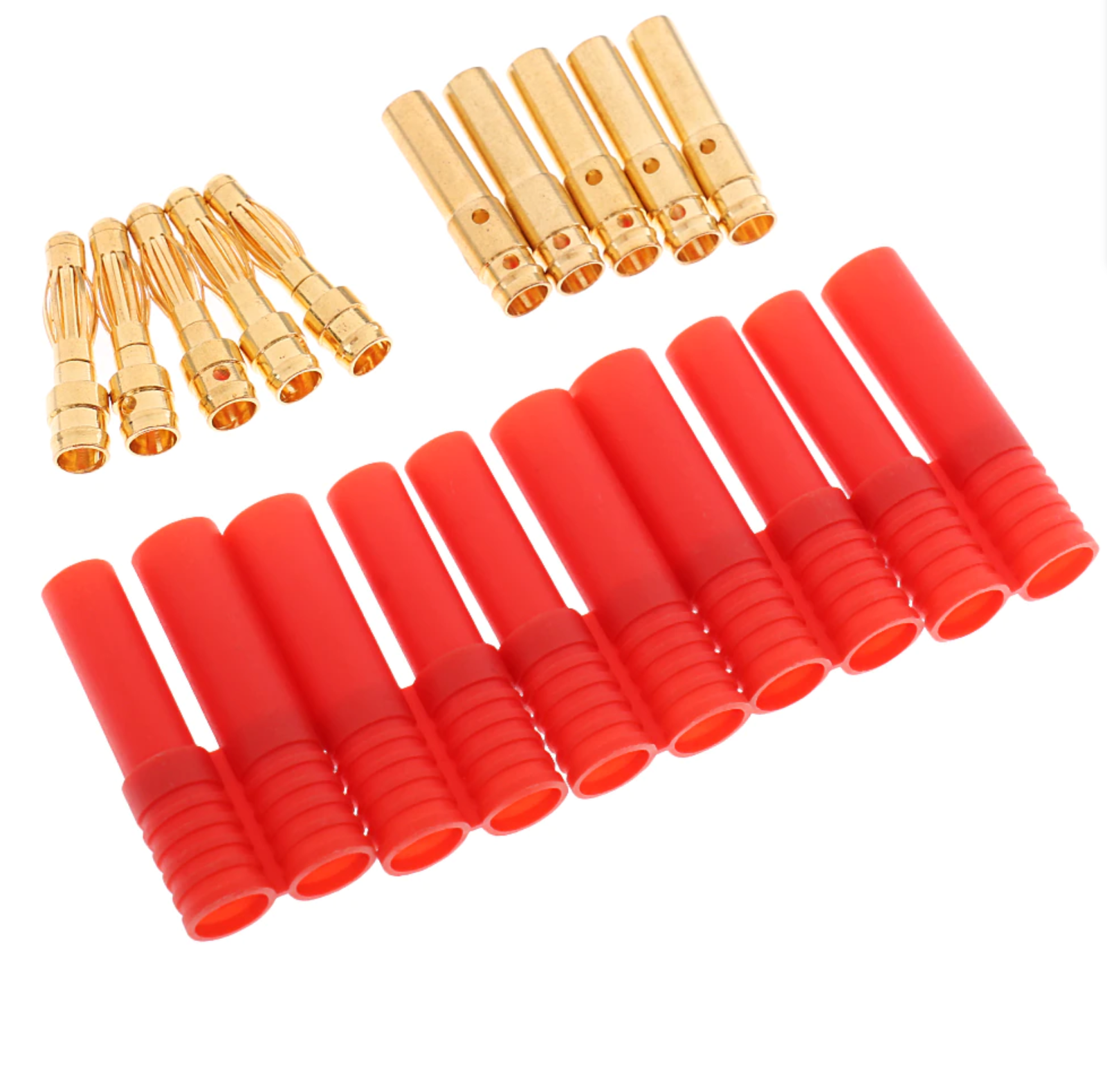 3 Paia Di Connettori A Banana CORADTECH 4mm Placcati Oro Per Batterie LiPo