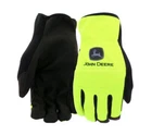John Deere Licensed Hi Vis Synthetic Leather HI Dex Gloves