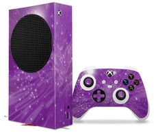 Skin Wrap for XBOX Series S Console Controller Stardust Purple