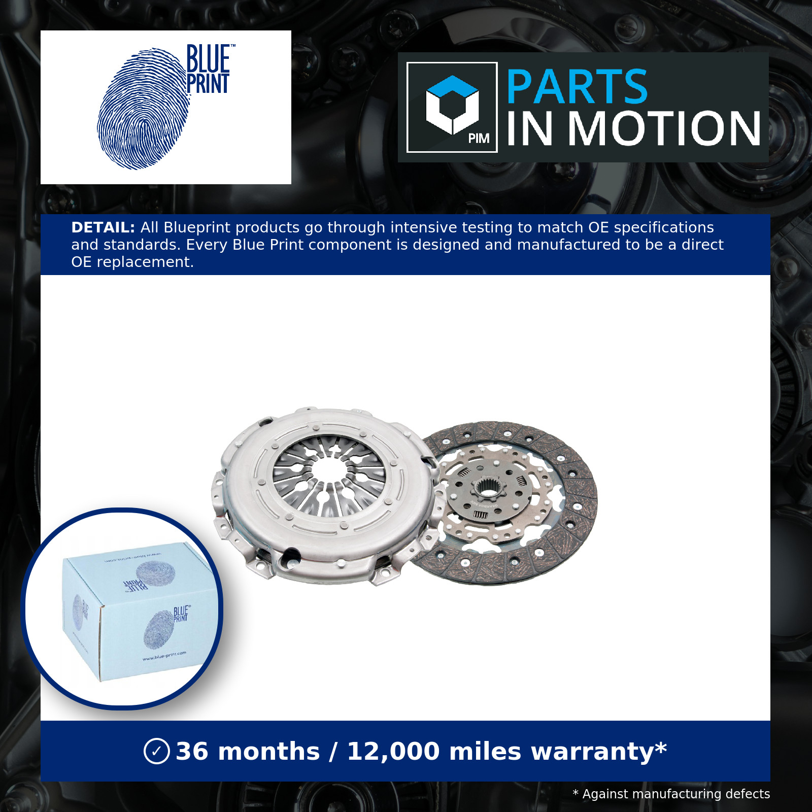 Clutch Kit 2 piece (Cover+Plate) fits VOLVO S60 Mk2 1.6D 11 to 15 D4162T 240mm - Image 11