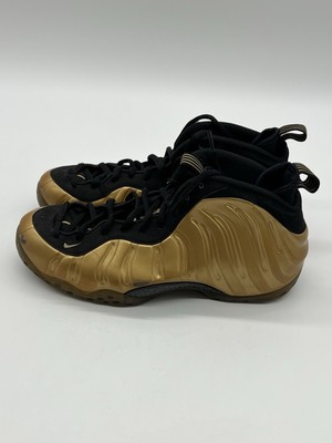 Nike Zoom Air Foamposite Men's Size 10.5 Gold Metallic 314996-700