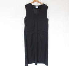 SHIPS Any Sleeveless Stretch Long Dress in Black Women USED