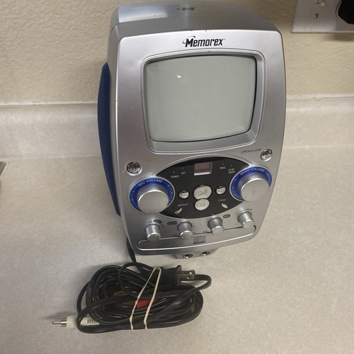Memorex MKS8506 CD Graphics Portable Karaoke Player System Monitor Tested/Works