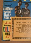 BEATLE FUN KIT ORIGINAL U.S. 10.5”x13.75” Magazine Sealed w/COA from '90's — photo 5
