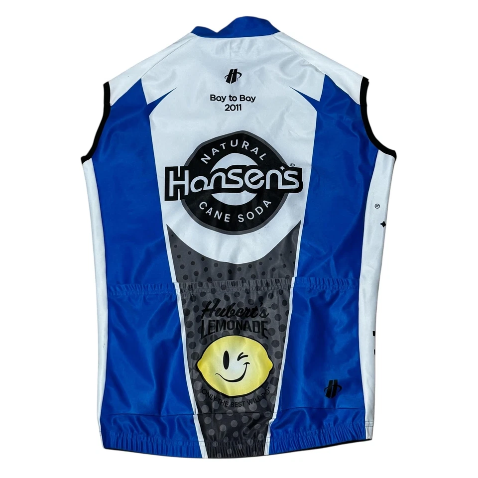 Hansens Natural Cycling Vest Bay To Bay 2011 Sleeveless Jersey M Medium - Image 2 of 3