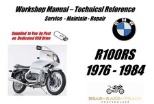 BMW R100RS R 100 RS  Service Repair Workshop Manual USB 1976 - 1984