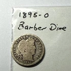 1895-O Barber Dime Silver 10C New Orleans Mint Rare Key Date