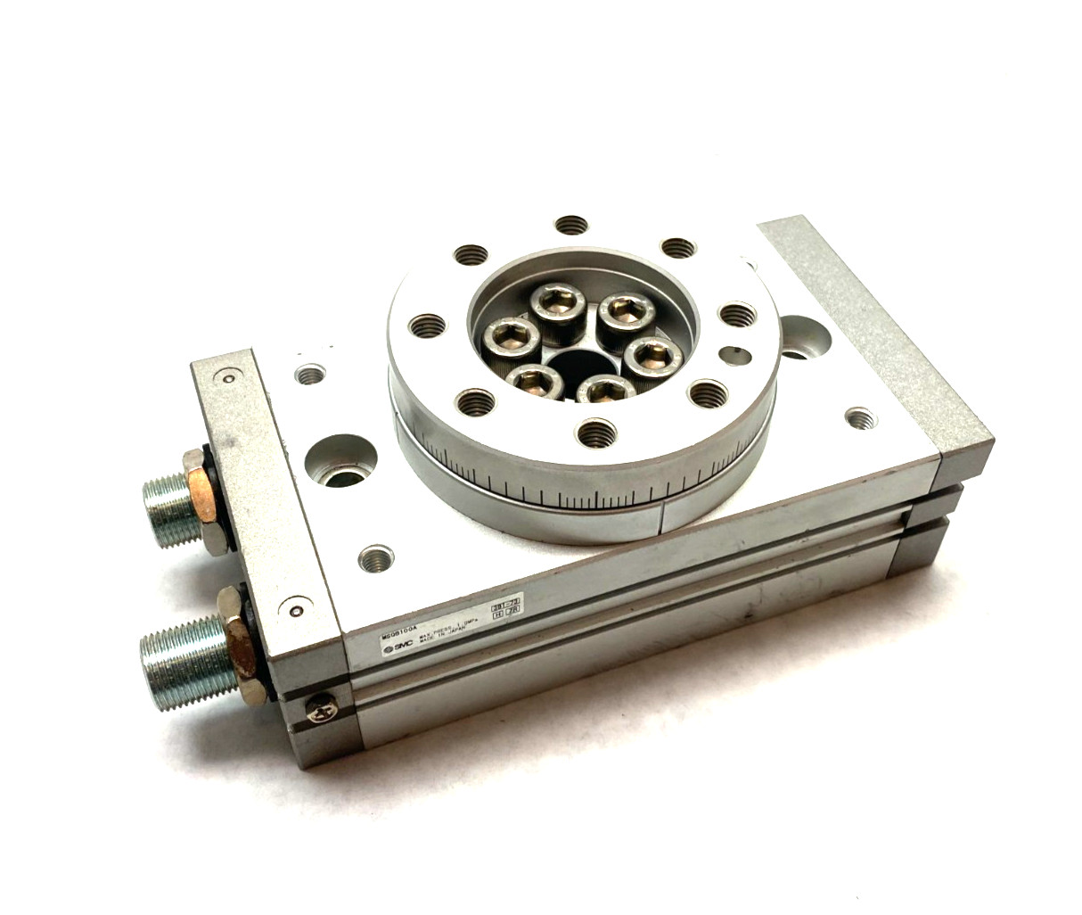 SMC MSQB100A Rotary Actuator Table, Rack & Pinion Type, Size 100