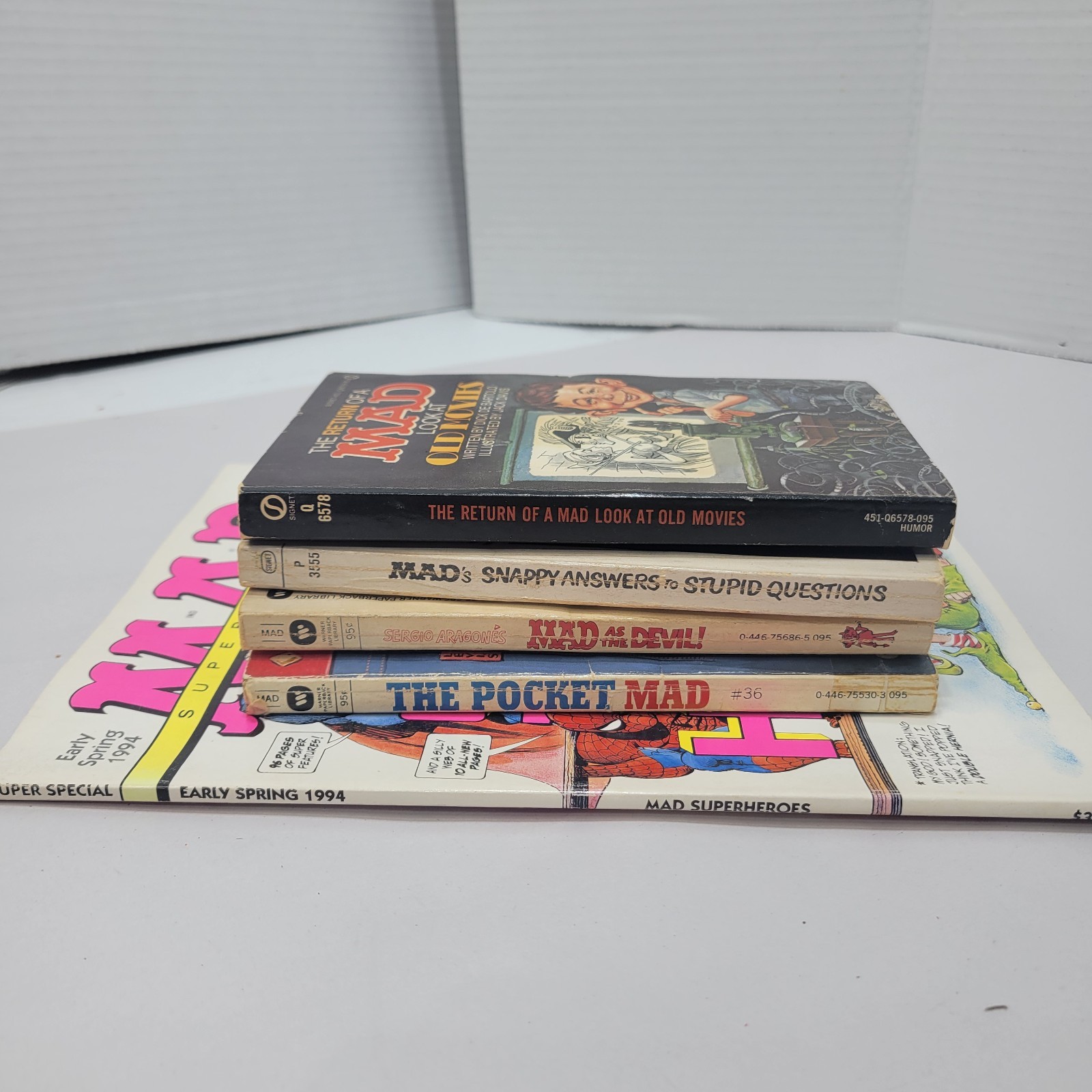 Vintage Mad Magazine Books 70, 80s 90s