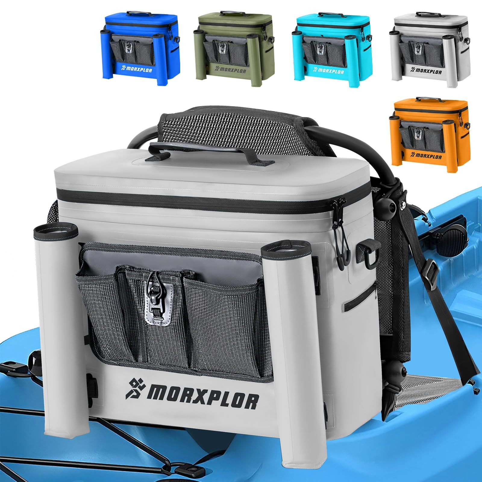 Cooler Bag, Waterproof Seat Back Insulated For Kayaking, Fishing, Beach