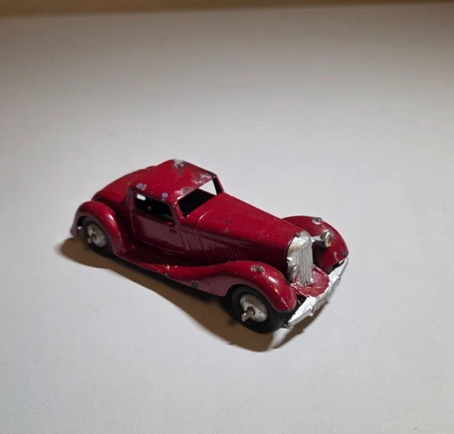 Vintage Dinky Toys  2 Door Coupe Original Paint Red