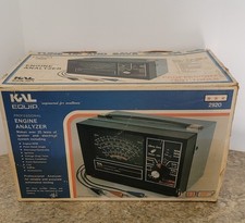 Vintage Kal Equip 2920 Professional Engine Analyzer Complete In Original Box Vintage Kal Equip 2920 Professional Engine Analyzer Complete In Original Box