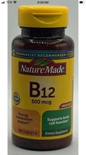 Nature Made B12 500mcg  200 Tablets  EXP 5-26  SEALED  FAST SHIP