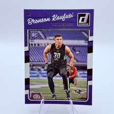 Bronson Kaufusi 2016 Panini Donruss #306 Rookie Baltimore Ravens Card NFL. rookie card picture