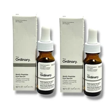 *The Ordinary Multi-Peptide Eye Serum 15ml/0.5fl.oz. New In Box; LOT OF 2