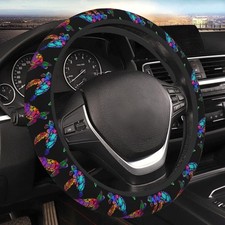 Cool Ocean Steering Wheel Cover For Car Accessories Decor Anti-slip Color 10 Cool Ocean Steering Wheel Cover For Car Accessories Decor Anti-slip Color 10