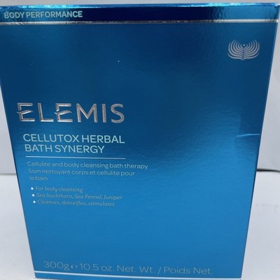 Elemis Cellutox Herbal Bath Synergy  300g/10.6 fl oz 10 Sachets NEW GENUINE.