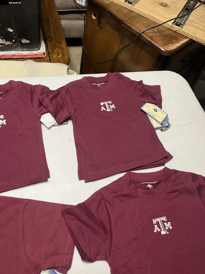 Texas A M toddler t-shirts various sizes - Image 3 of 4