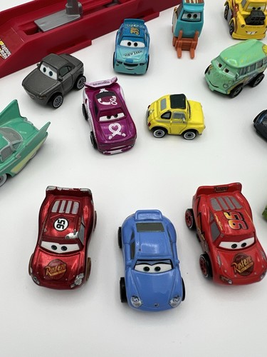 Disney Pixar Cars Lightning McQueen, Sally, Chick Hicks, 15 Die Cast, 2 Kunststoff - Bild 3 von 9