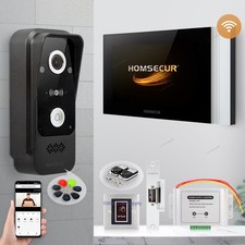 HOMSECUR 7" 4 Wire WIFI HD Video Doorbell Intercom Monitoring Motion Detection