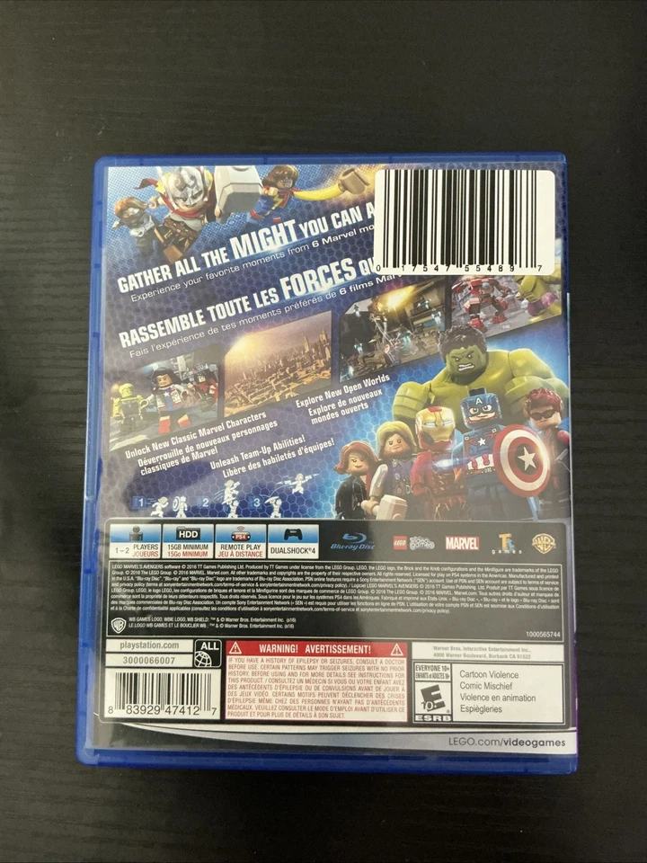 LEGO Marvel Avengers (PS4). - CIB - Probado Foto 2 de 4