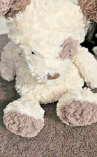 Mary Meyer Soft Plush Puppy Dog Brown Spots Marshmallow Washable 14  