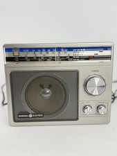 Vintage GE General Electric 7-2955A Portable AM/FM TV Sound Radio Tested