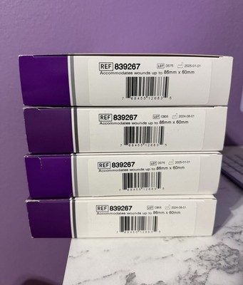 4 Full Boxes 40 BAGS Eakin Convatec 839267 Ostomy Wound Fistula Pouch 3.4''x2.5''