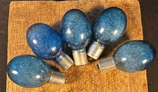 Lot of 5 Vintage Blue Flash Bulbs