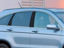 Pillar Post Pre Cut Window Trim Kits in Matte Black Compatible with Honda CR-...