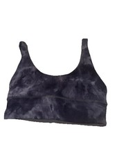 Lululemon Align Reversible Bra In Diamond Dye Pitch Grey Graphite Women  s 6