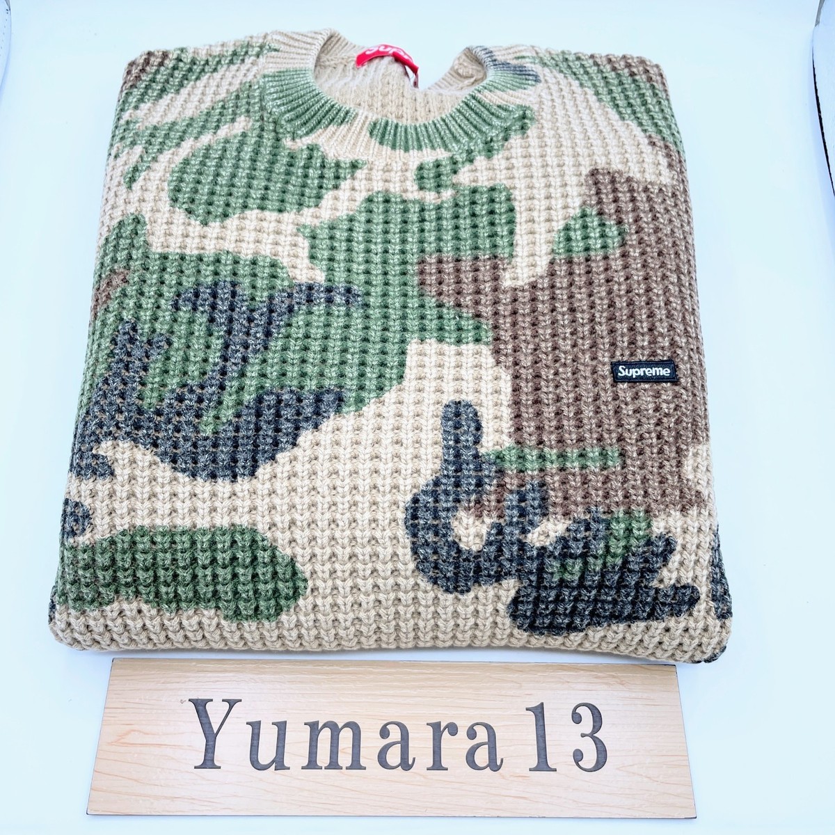Supreme Washed Small Box Waffle Sweater 5colors 26SS | eBay