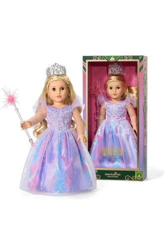 AMERICAN GIRL WICKED FOR GOOD DOLL GLINDA 18” LTD ED NEW IN BOX - Picture 1 of 12