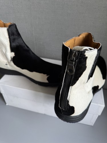 Stivaletti Paul Smith uomo pelle di pony capelli vera pelle zip UK10/EU44/US11 nuovi - Foto 2 di 11
