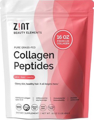 Zint Collagen Peptides Powder: Paleo & Keto Certified - Granulated Collagen Hydr
