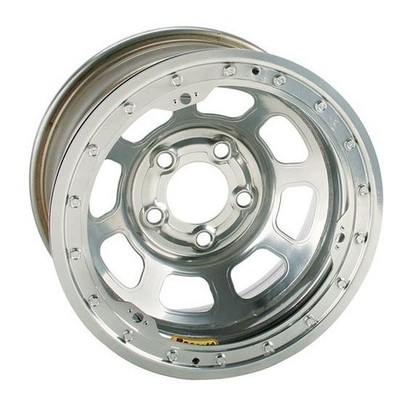 Bassett 58DF3WSL 15X8 D-Hole 5x4.5 3 BS Wissota Beadlock Wheel
