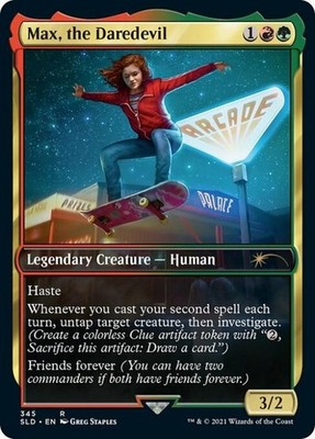 Max, the Daredevil -Foil Near Mint MTG Secret Lair