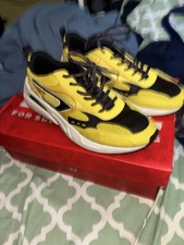 Diesel S- Serendipity Sport Yellow/Black Sneakers, Size 9.5M
