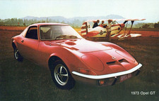 1973 Opel Gt Postcard Dealer Promo Buick Opel Car Advertising 1973 Opel Gt Postcard Dealer Promo Buick Opel Car Advertising