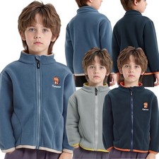 Boys Coats Fall Winter Jacket School Outerwear Zip Up Toddler Workout Snowboard