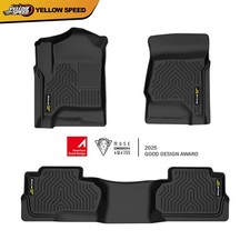 Tpe Floor Mats Fits 2014-2019 Chevy Silverado Sierra 1500 2500 3500 Double Cab Tpe Floor Mats Fits 2014-2019 Chevy Silverado Sierra 1500 2500 3500 Double Cab
