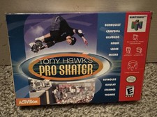 Activision Tony Hawk's Pro Skater Nintendo 64 Box Art Insert, Game Not Included