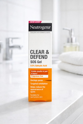 Neutrogena Clear & Defend  SOS Gel Acne Treatment 0.5% Salicylic Acid 
