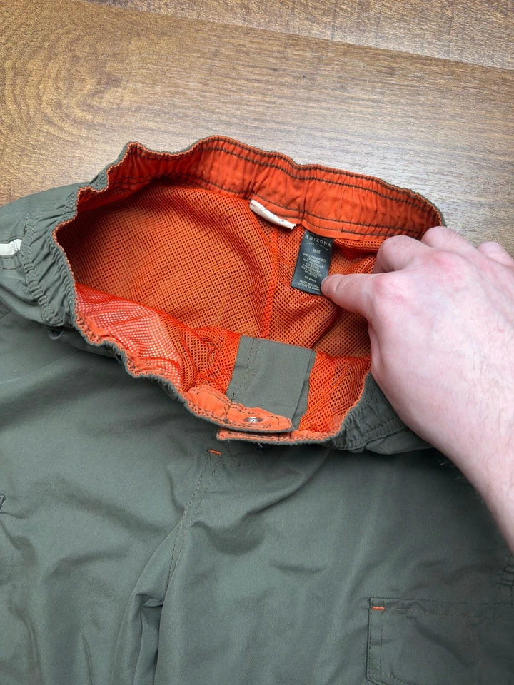 VTG Y2K Arizona Jean Company Convertible Pants Mens Size 27X26 Baggy Skater - Image 4 of 4