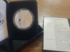 1997-P American Silver Eagle Proof OGP & COA