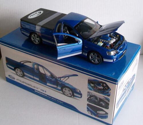 FORD BA FPV PURSUIT 2 - SHOCKWAVE BLUE - 1:18 Carlectables #18194 - 190324 - Picture 1 of 2