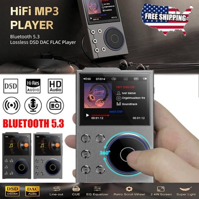 US! Bluetooth MP3 Player HiFi Lossless Music Sound DSD High Resolution Audio