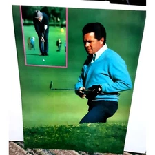1973 Sam Snead Pro Golf Magazine Cut Photo vintage 70s