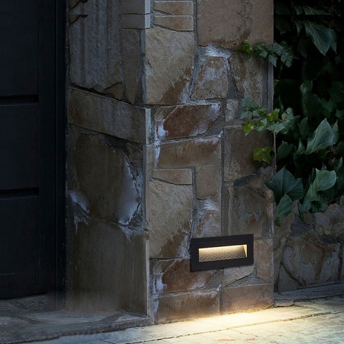 6W LED Outdoor Foot Lamp Fixture Corner Wall Light Stair Porch Wiring Box Garden - Picture 16 of 27